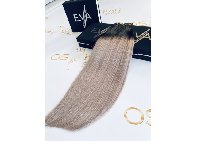 Extensii Tape-in Russian Hair Ombre #1B/Grey